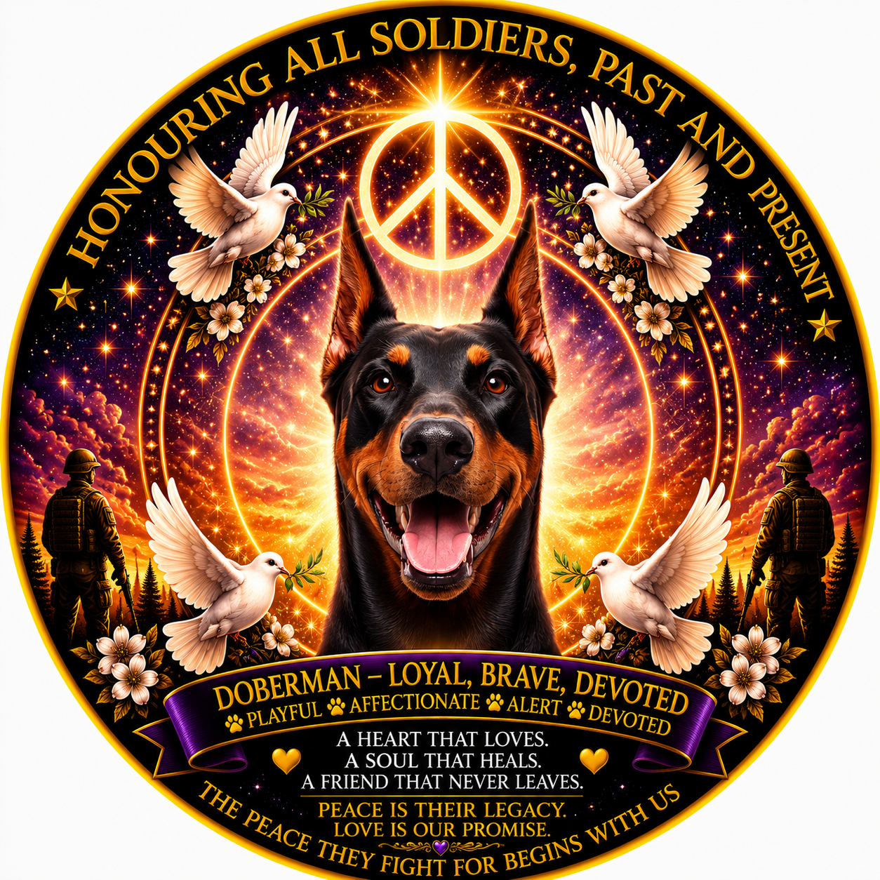 Doberman artwork